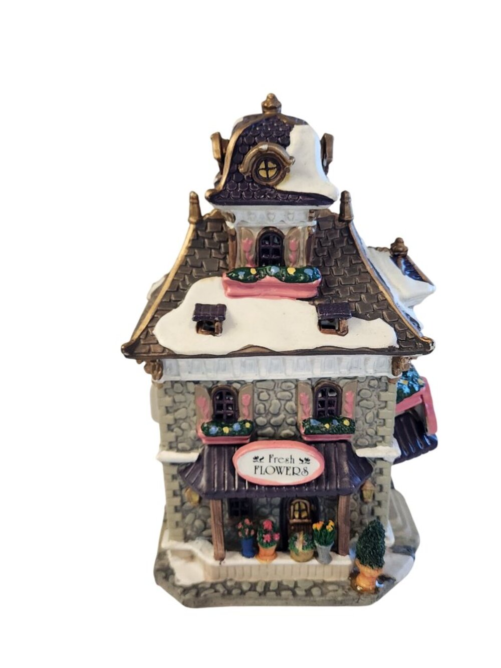 Lemax William's Garden Shoppe Light Up Holiday House 2004 NO BOX